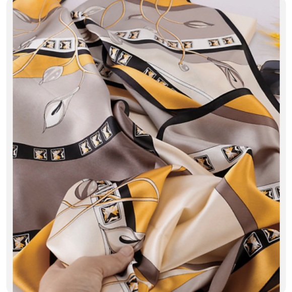 Silk Blend Scarf [68inches length] NWOT - Picture 5 of 7